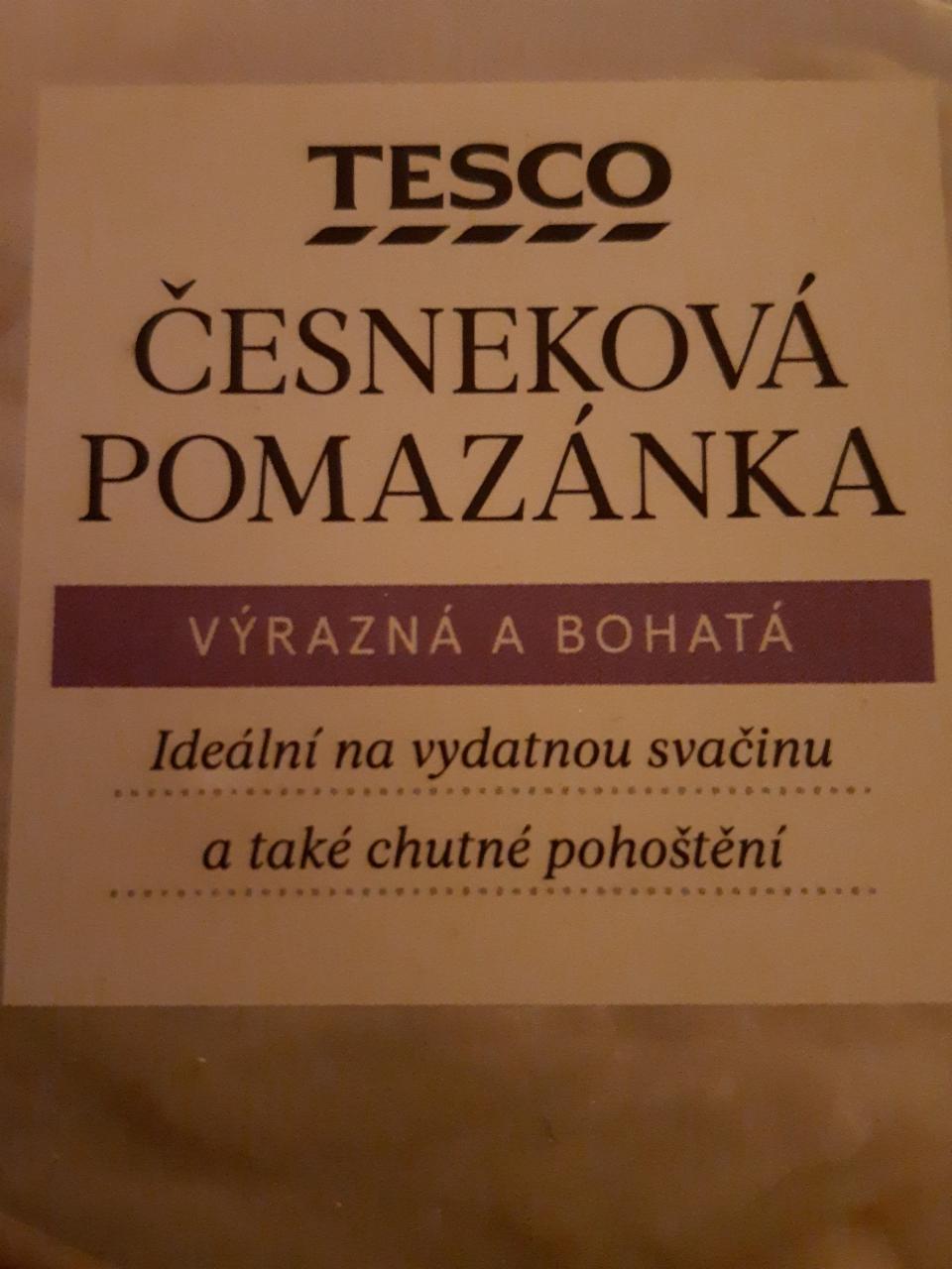 Fotografie - Česneková pomazánka Tesco