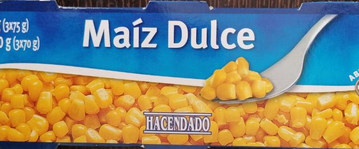 Fotografie - Maíz Dulce Hacendado