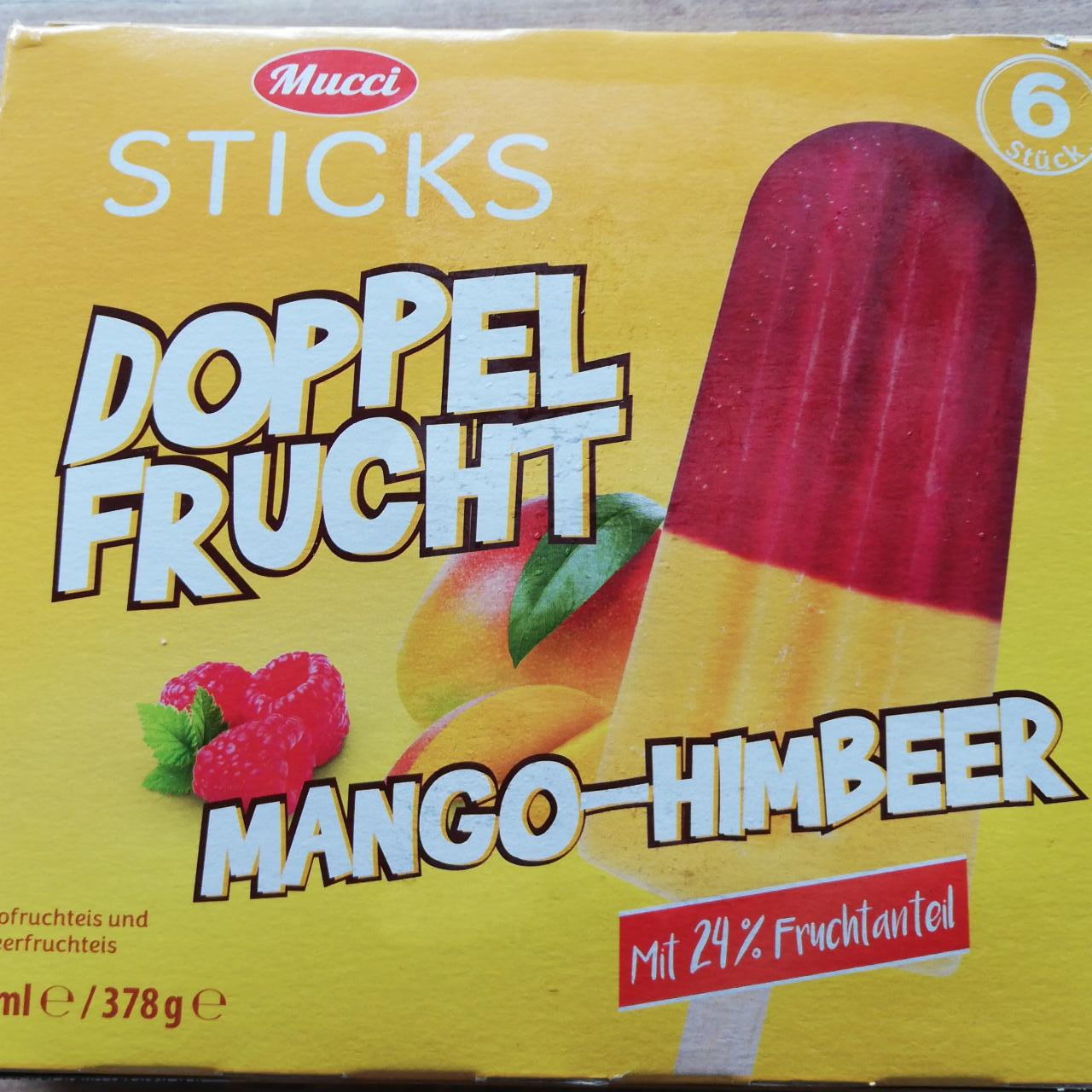 Fotografie - Fruchteis Mango Himbeer Mucci