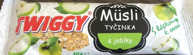 Fotografie - Müsli tyčinka s jablky Twiggy