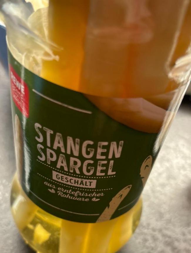 Fotografie - stangen spargel geschält Rewe