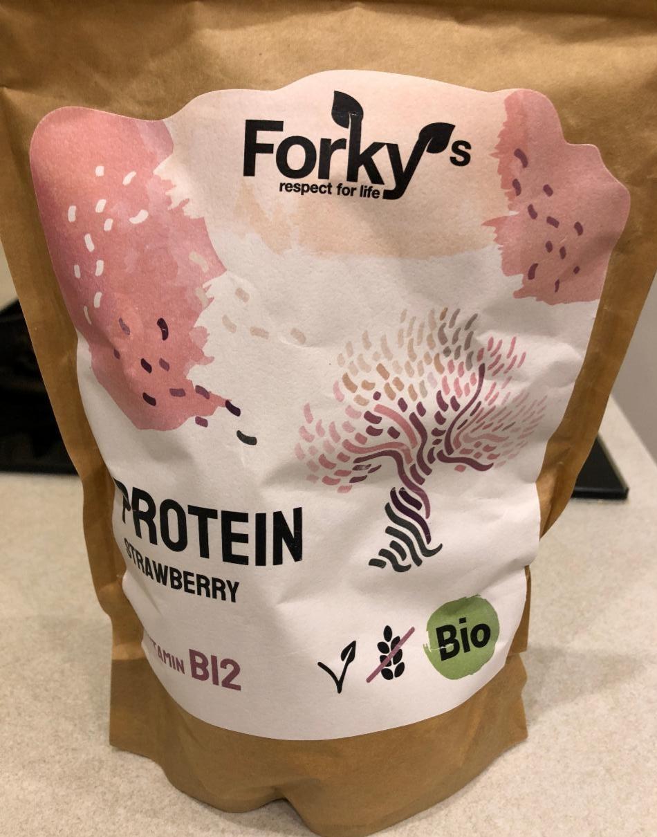 Fotografie - BIO Strawberry Protein Forky’s