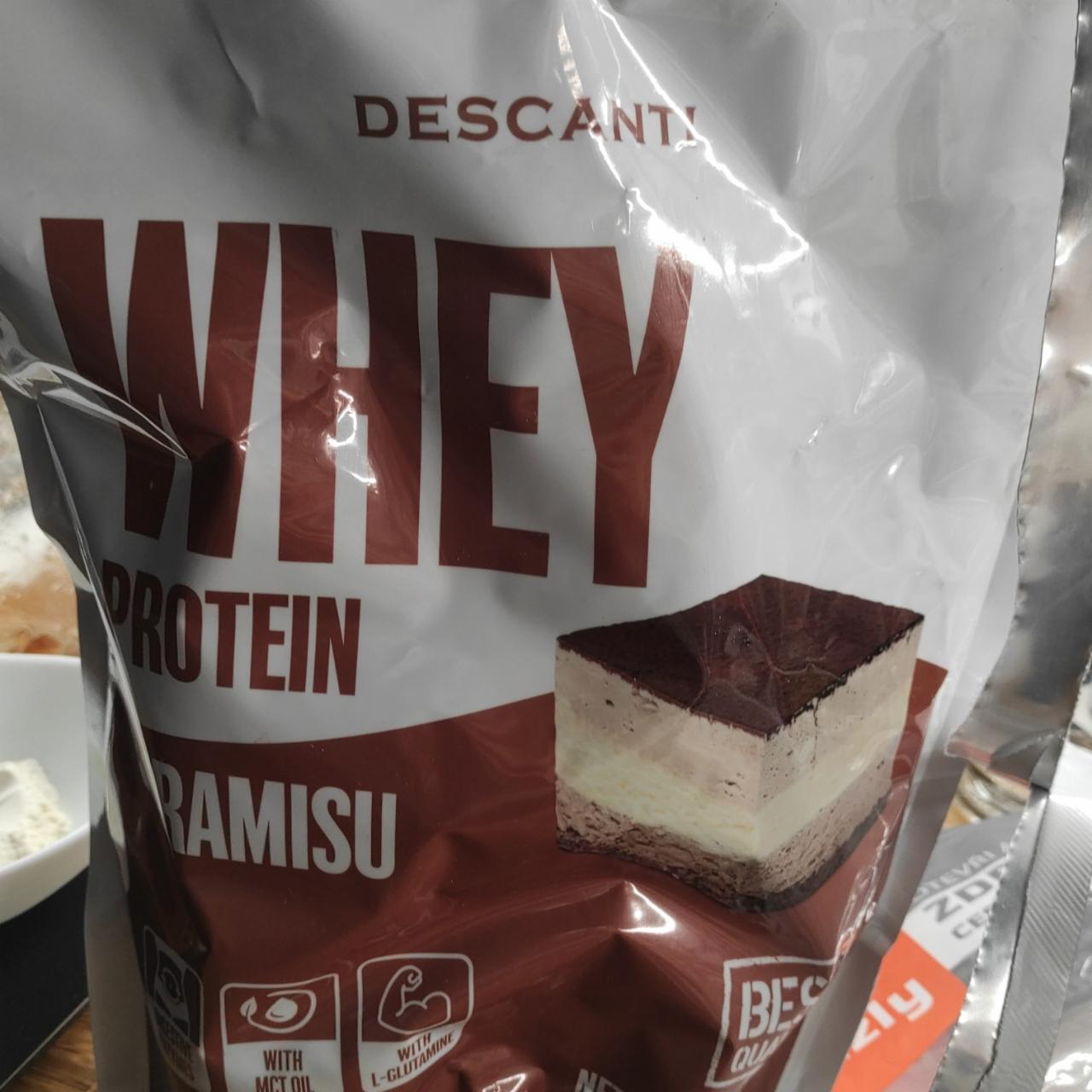 Fotografie - Whey protein tiramisu Descanti