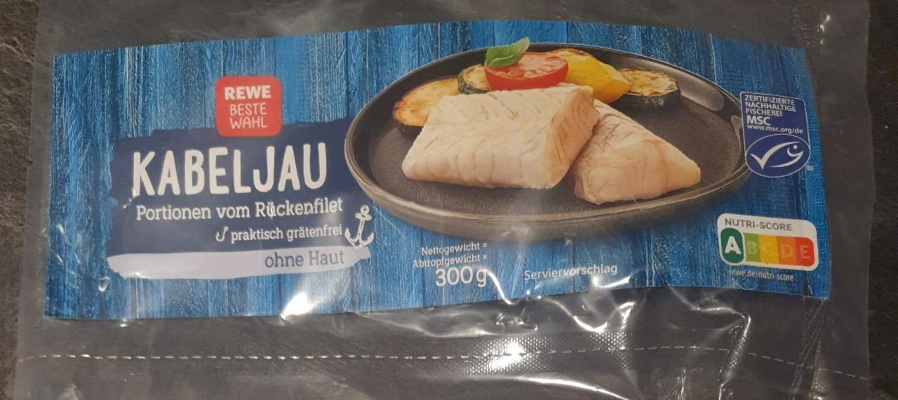 Fotografie - Kabeljau Rückenfilet ohne Haut Rewe beste wahl