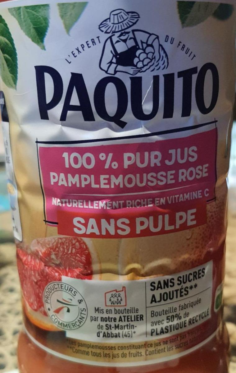 Fotografie - 100% pur jus pamplemousse rose Paquito