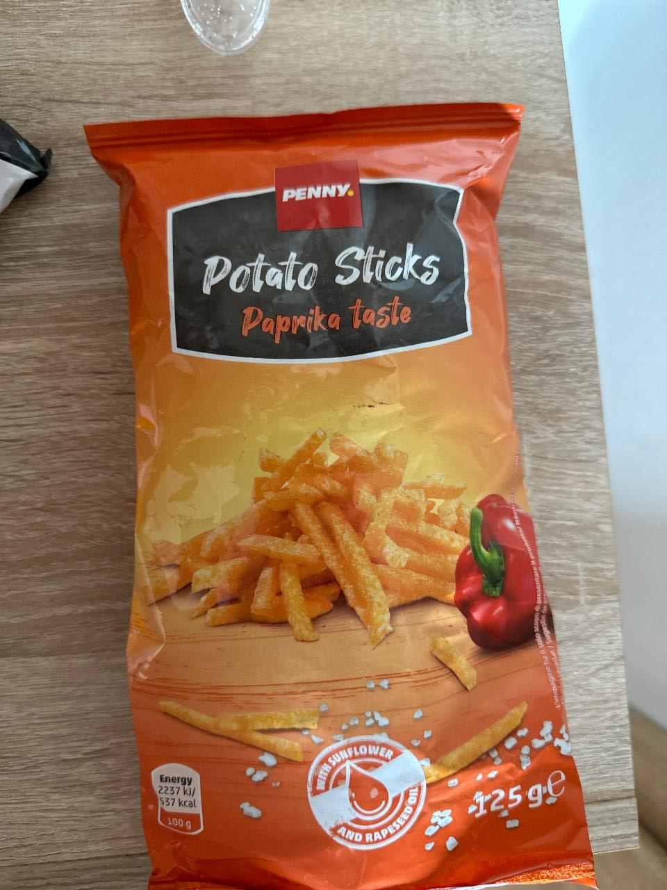 Fotografie - Potato Sticks Paprika taste Penny