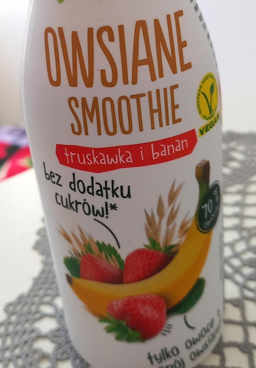 Fotografie - Owsiane smoothie truskawka i banan Vemondo