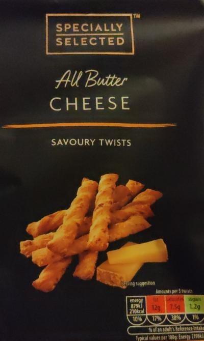 Fotografie - All butter cheese savoury twists Aldi