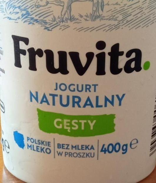 Fotografie - Jogurt naturalny gęsty FruVita