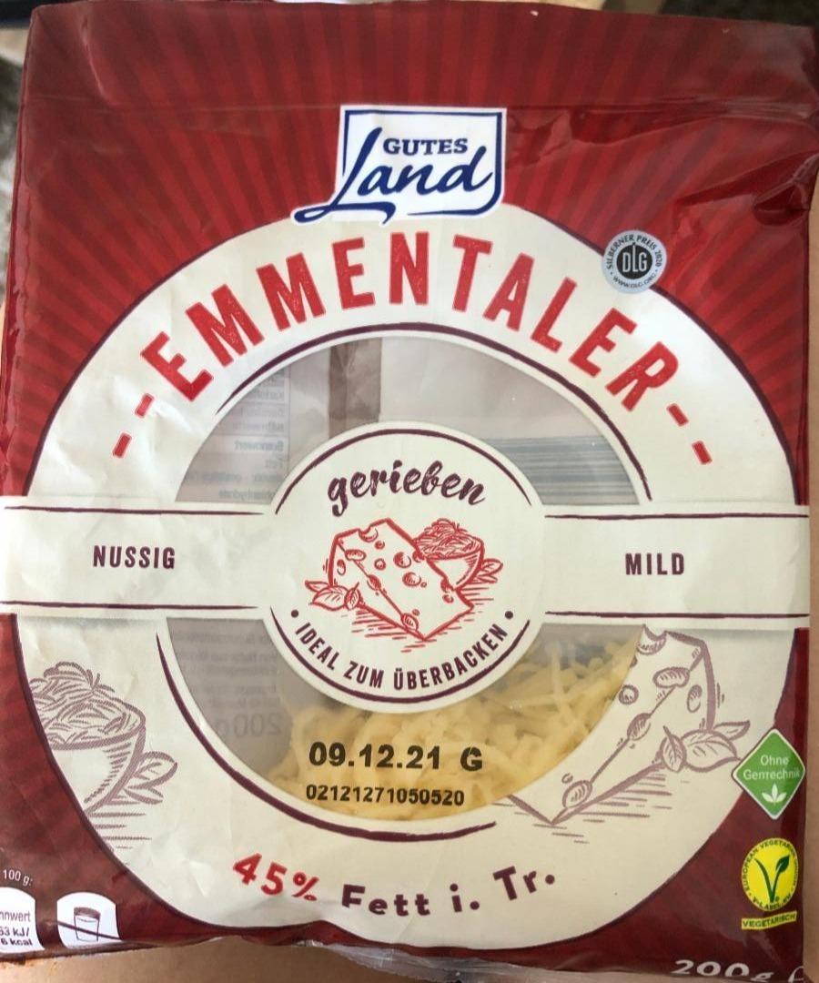 Fotografie - Emmentaler Gerieben 45% Gutes Land