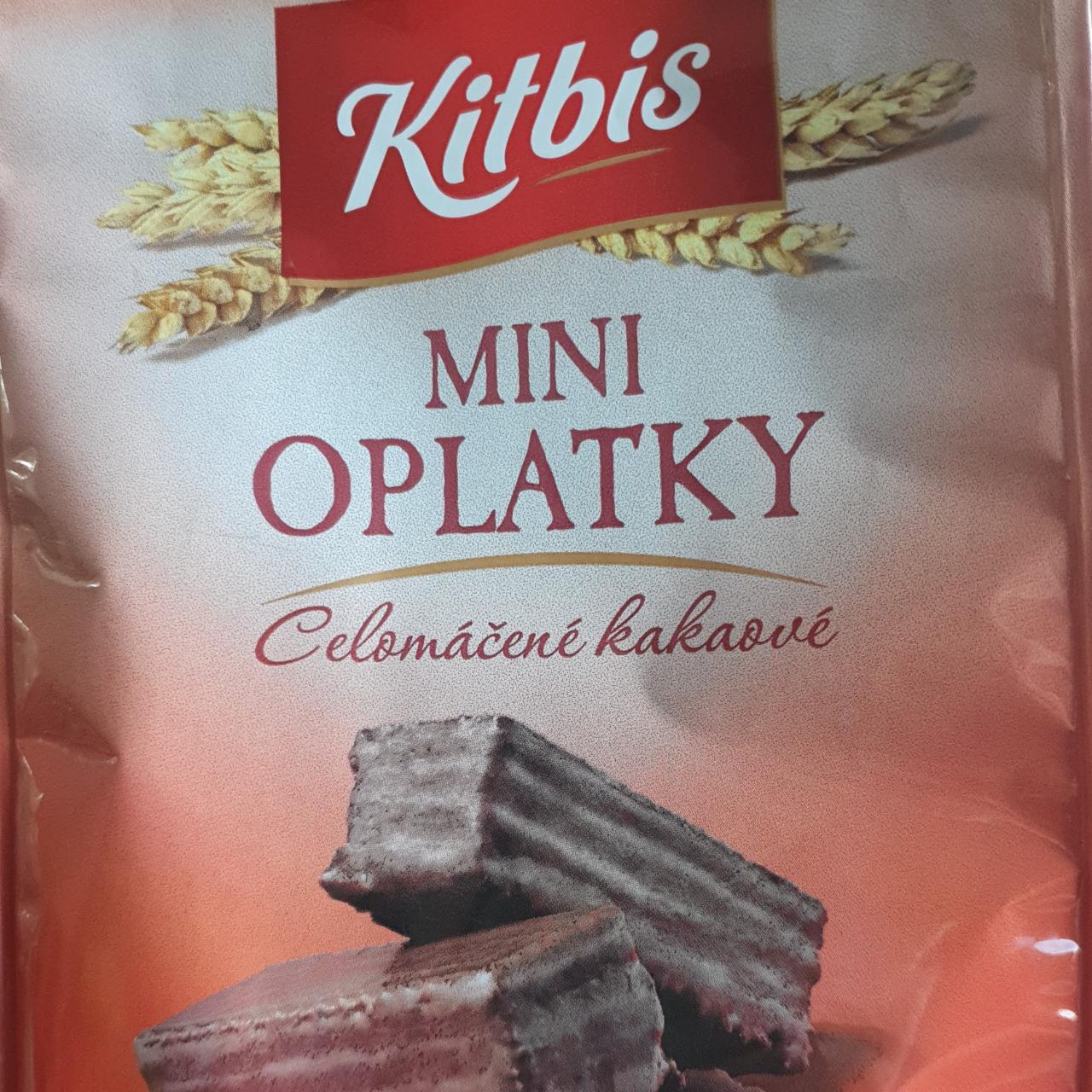 Fotografie - Mini oplatky celomáčené kakaové Kitbis