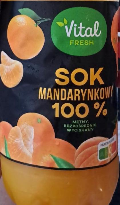 Fotografie - Sok mandarynkowy 100% Vital fresh