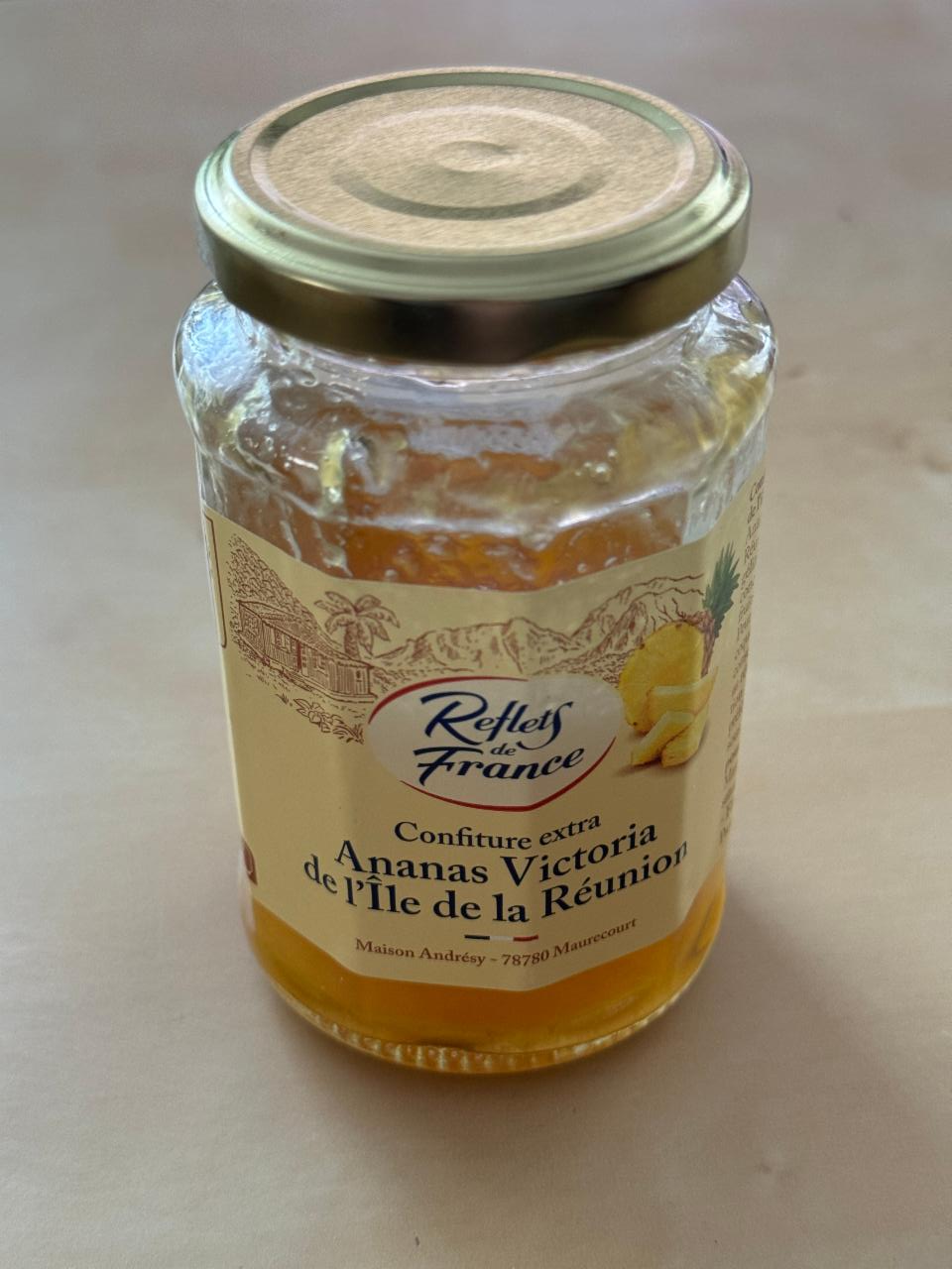 Fotografie - Confiture extra ananas victoria de l'ile de la réunion Reflets de France