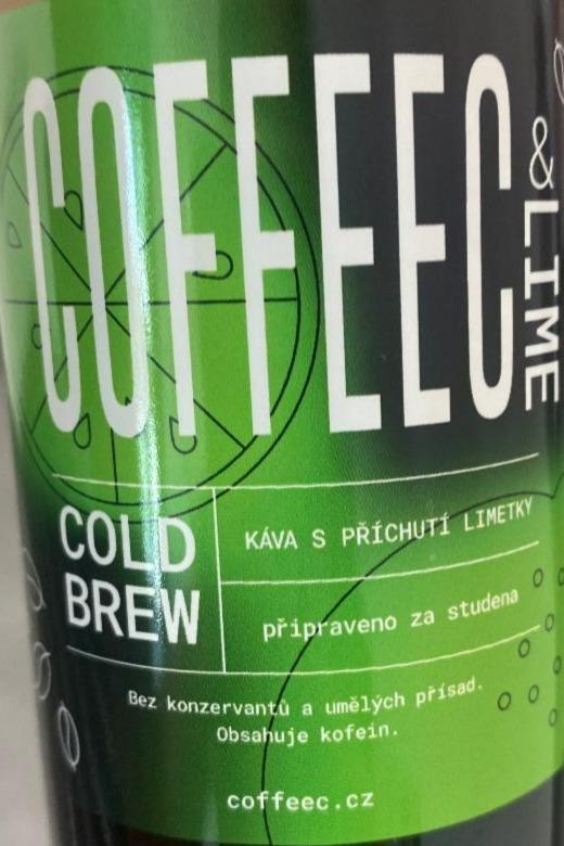 Fotografie - Coffeec & Lime Cold brew Káva s příchutí limetky Coffeec.cz