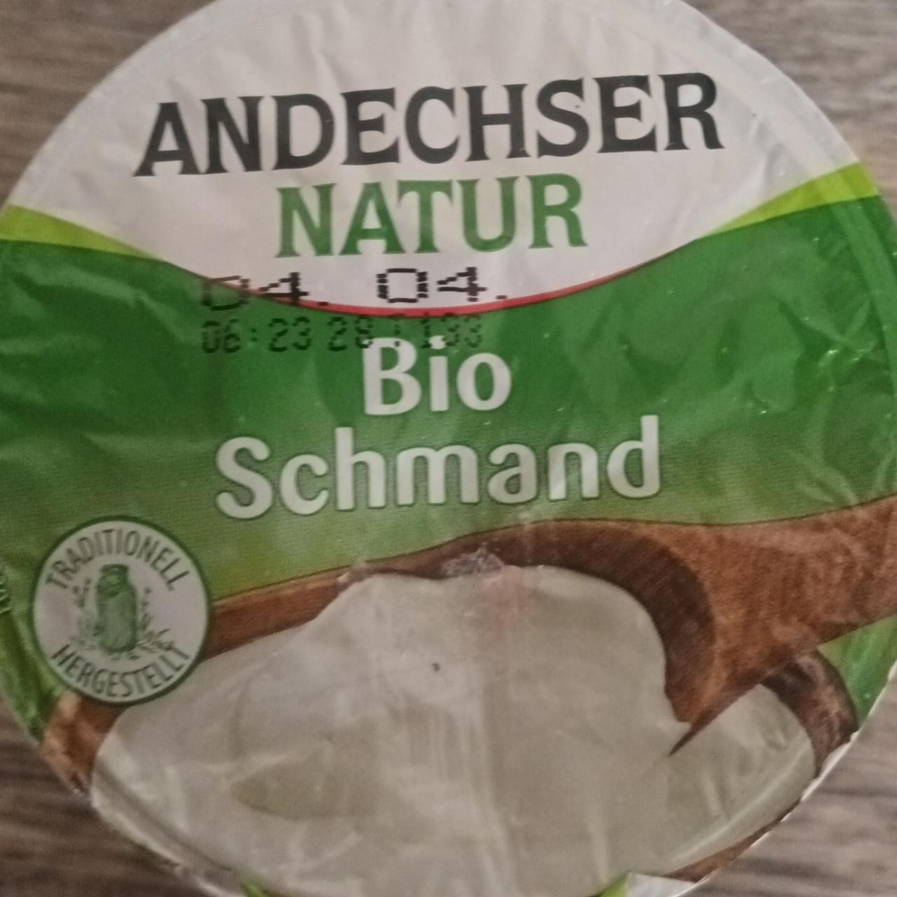 Fotografie - Bio Schmand Andechser natur