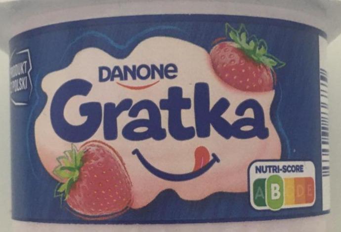 Fotografie - Gratka Deser o smaku truskawkowym Danone