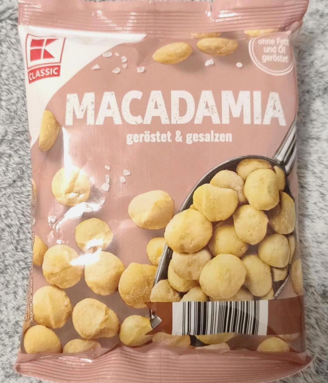 Fotografie - Macadamia geröstet & gesalzen K-Classic