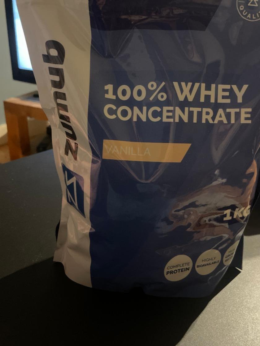 Fotografie - 100% whey concentrate vanilla Zumub