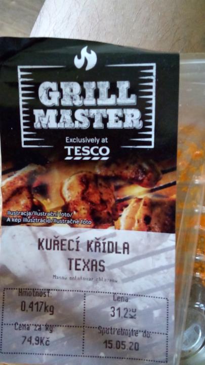 Fotografie - Grill Master Kuřecí křídla Texas