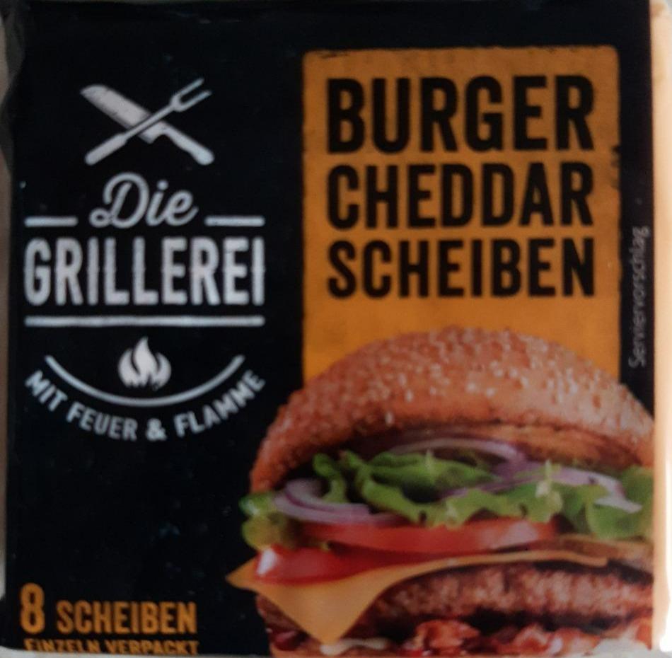 Fotografie - Burger cheddar scheiben die grillerei