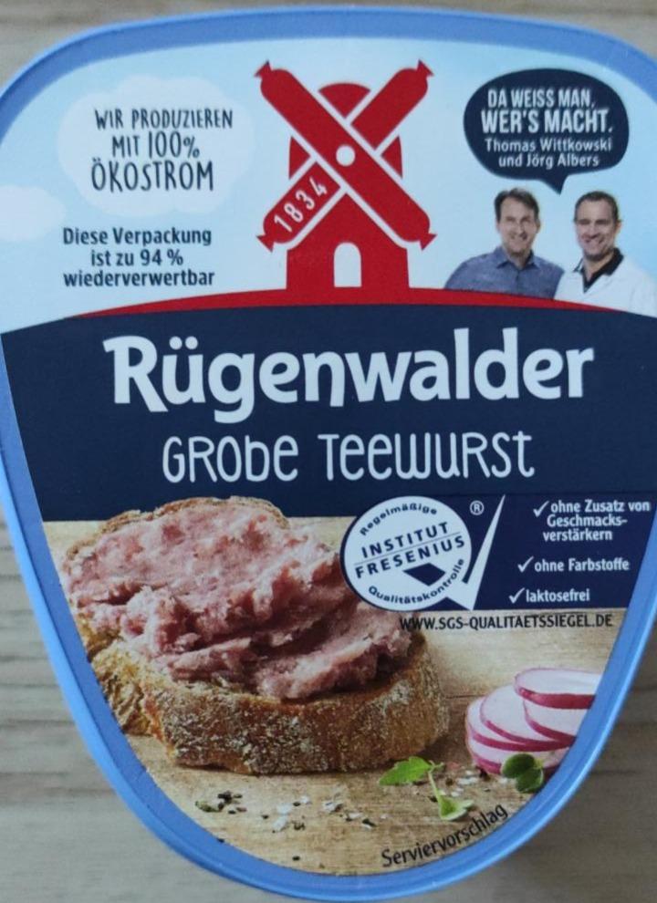 Fotografie - Rügenwalder Grobe Teewurst