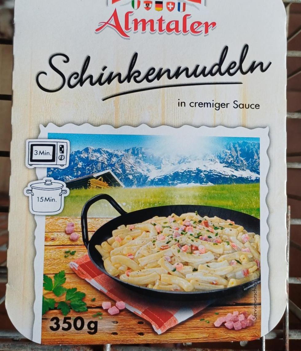 Fotografie - Schinkennudeln in cremiger Sauce Almtaler