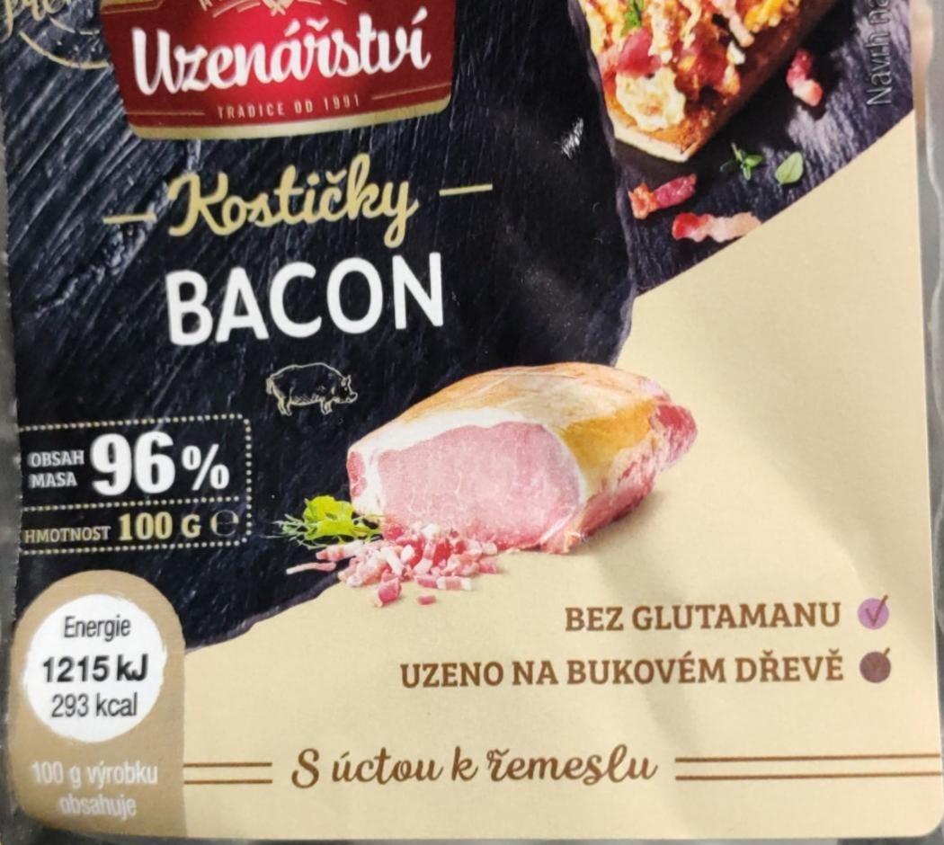 Fotografie - Kostičky Bacon 96% masa Albertovo uzenářství