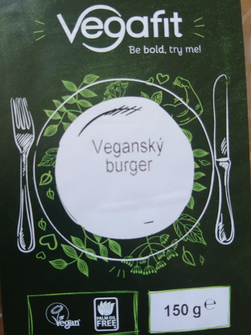 Fotografie - Veganský burger Vegafit