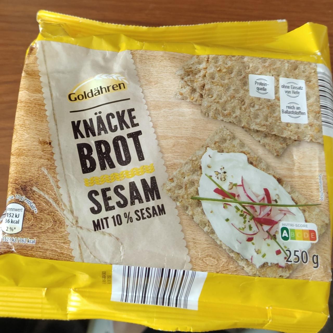 Fotografie - Knäckebrot Sesam Goldähren