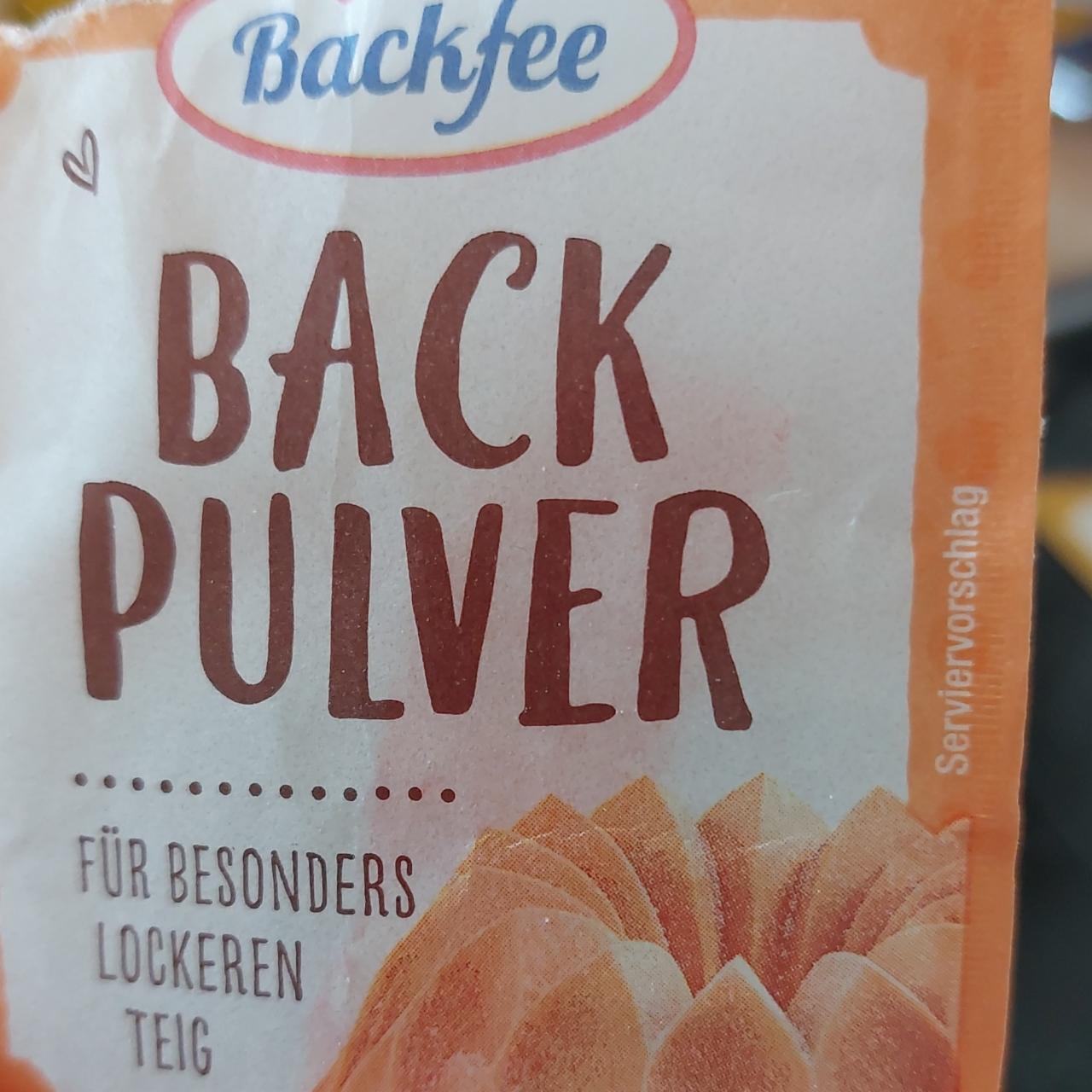 Fotografie - Backpulver Backfree