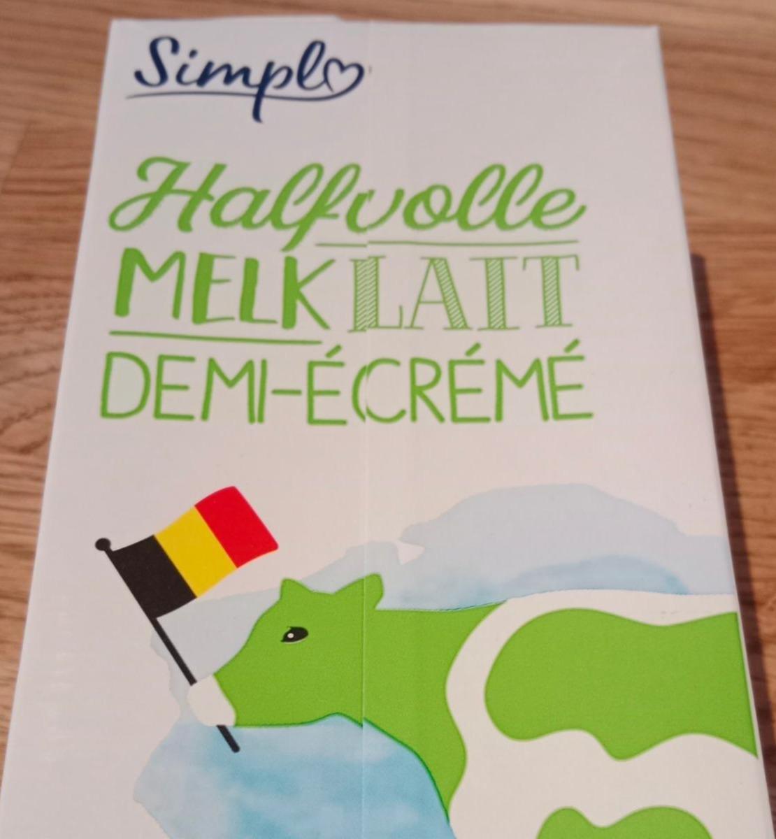 Fotografie - Halfvolle Melk Lait demi-écrémé Simply