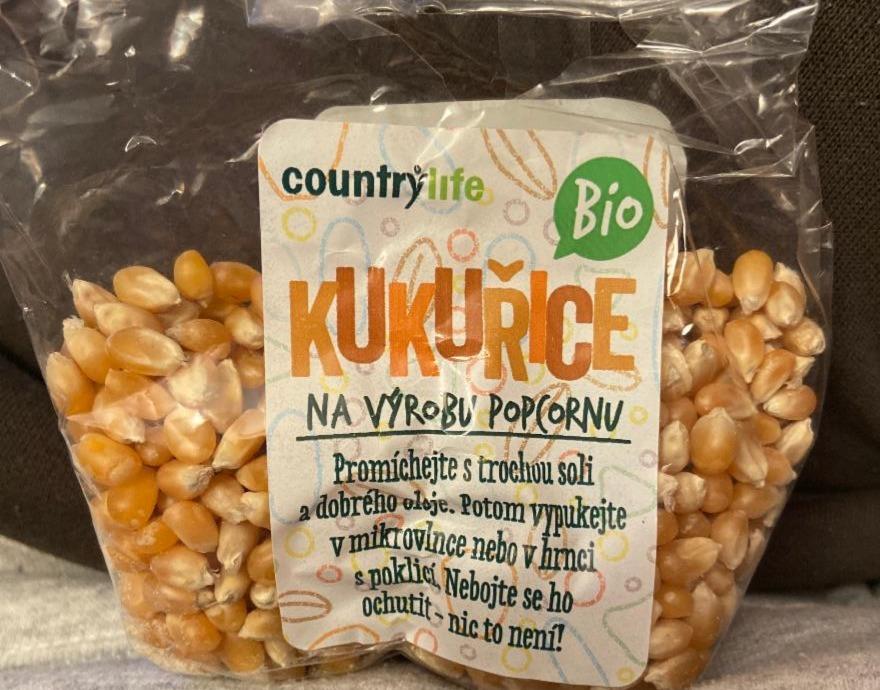 Fotografie - Bio kukuřice na výrobu popcornu Country Life