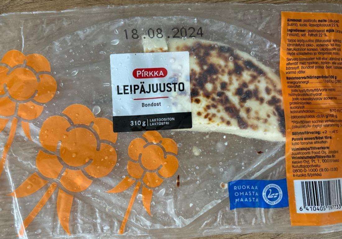 Fotografie - Leipäjuusto laktoositon Pirkka