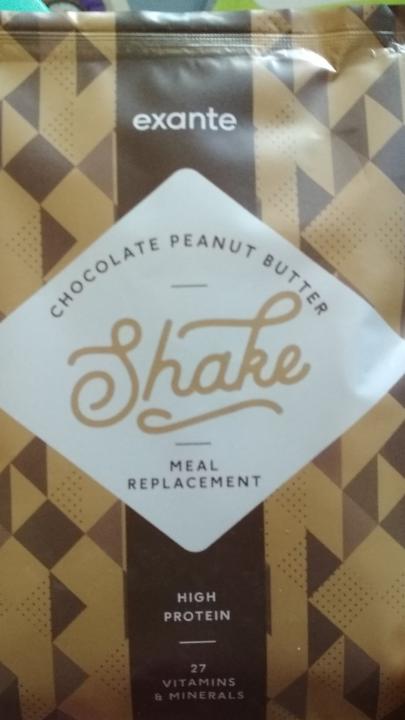 Fotografie - Exante shakt chocolate peanut butter