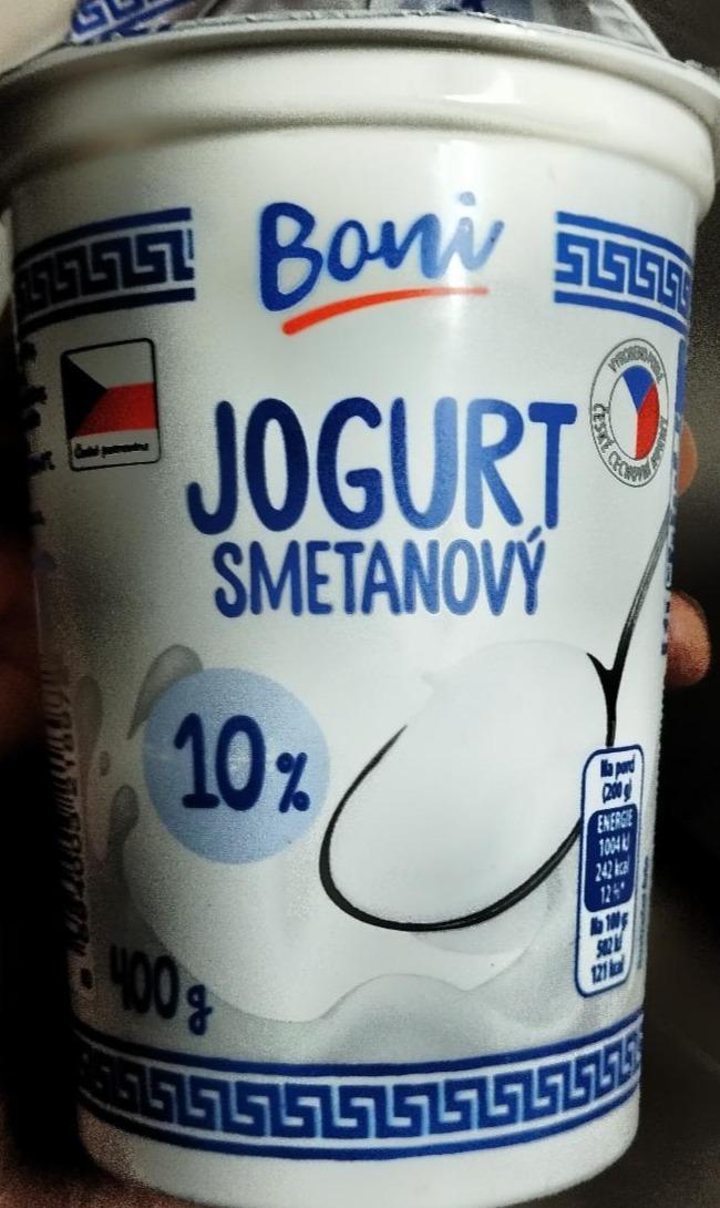 Fotografie - Jogurt smetanový 10% Boni