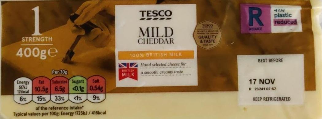 Fotografie - Mild Cheddar Tesco