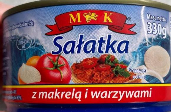 Fotografie - Sałatka z makrelą i warzywami MK