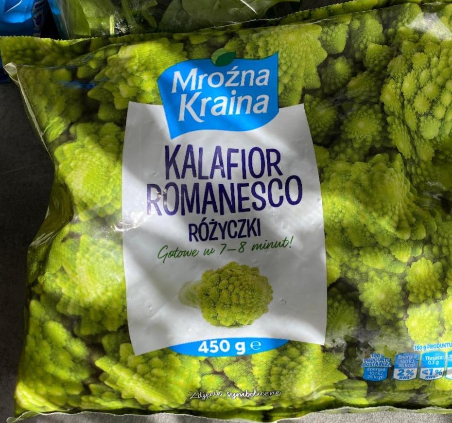 Fotografie - Kalafior romanesco różyczki Mrożna kraina