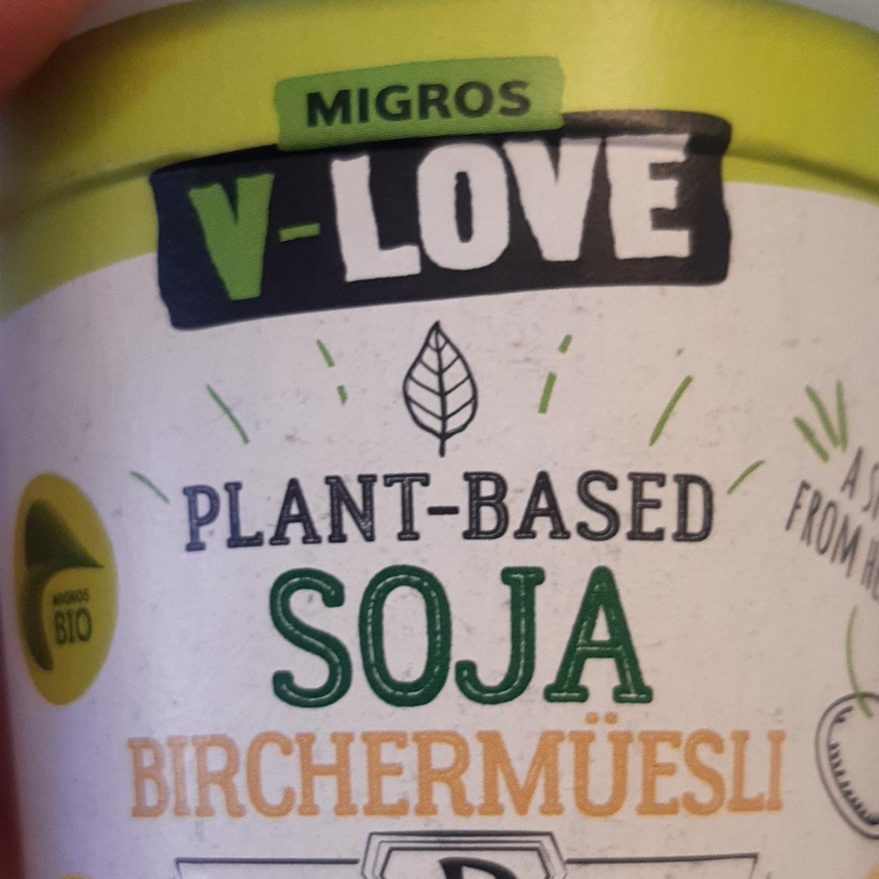 Fotografie - Plant-based soja Birchermüesli Migros bio