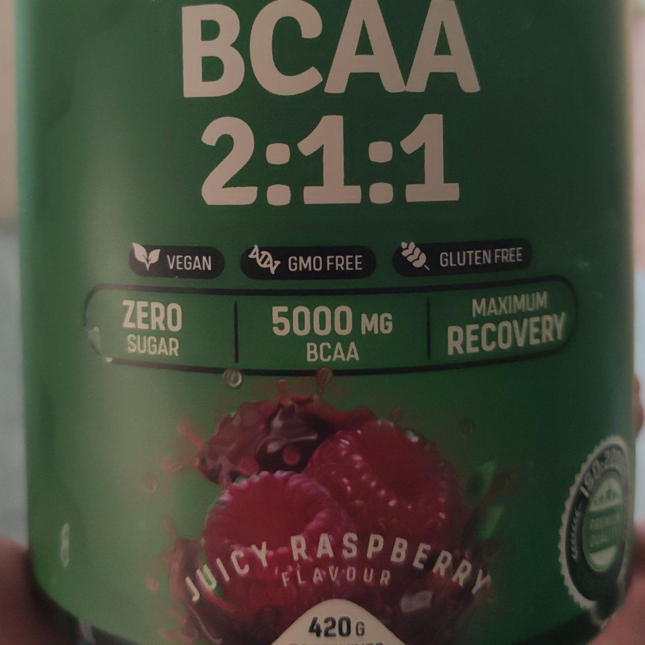 Fotografie - BCAA 2:1:1 juicy raspberry GreenFood Performance