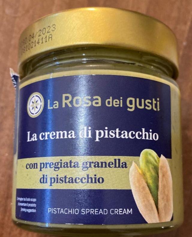 Fotografie - La crema di pistacchio La Rosa dei gusti