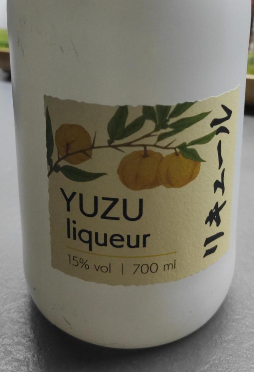 Fotografie - Yuzu liqueur