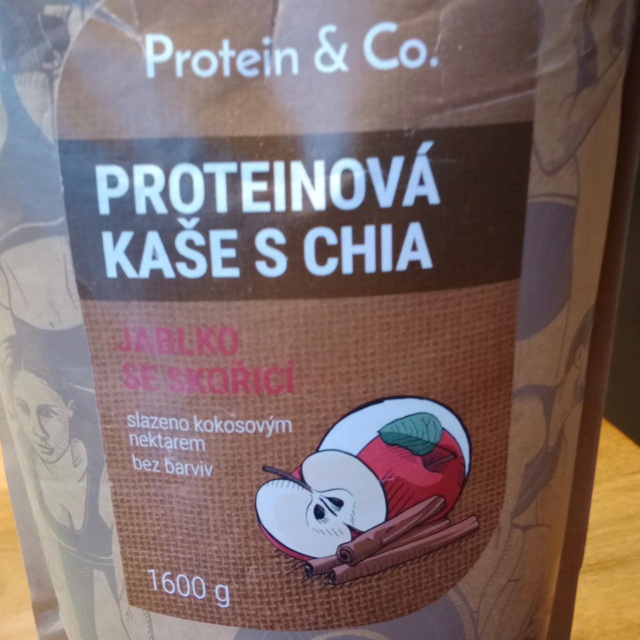 Fotografie - Proteinová kaše s chia jablko se skořicí Protein & Co.