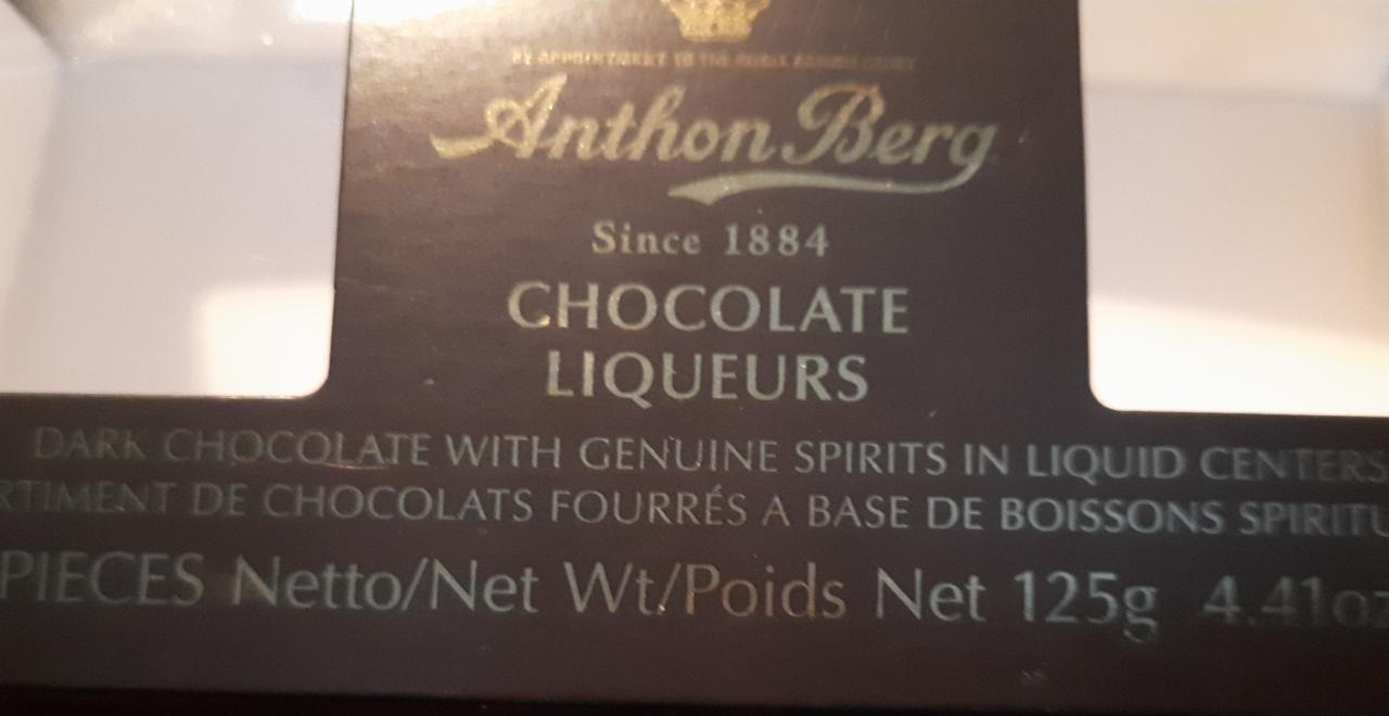 Fotografie - Chocolate Liqueurs Anthon Berg