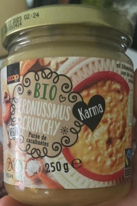 Fotografie - Karma Bio Erdnussmus Crunchy Coop