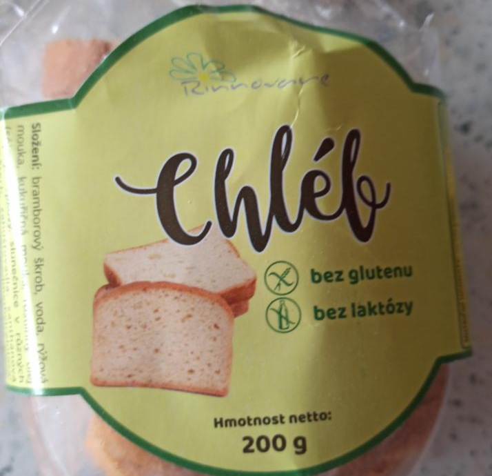 Fotografie - Chléb bez glutenu bez laktózy Rinnovare