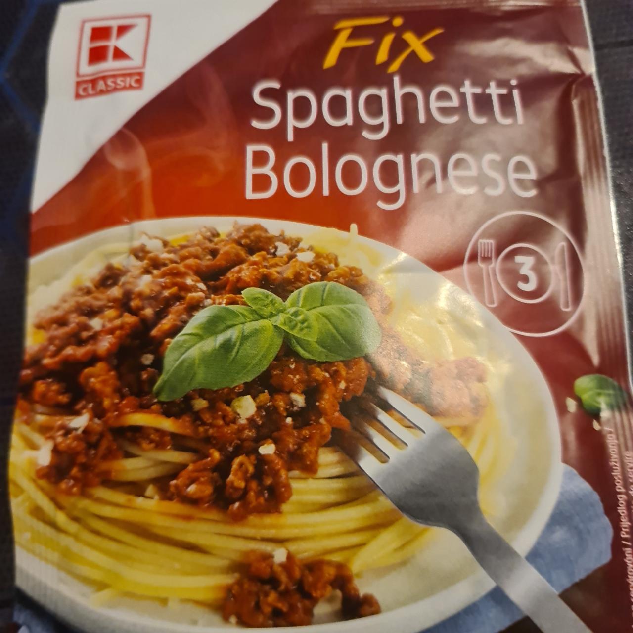 Fotografie - Fix Spaghetti Bolognese K-Classic