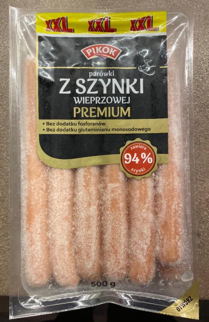 Fotografie - Parówki z szynki wieprzowej Premium Pikok