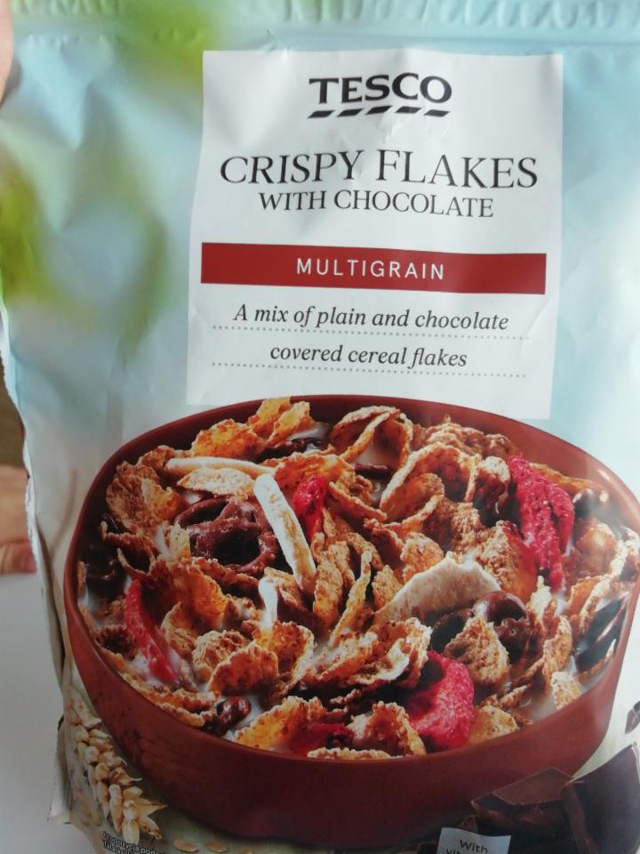 Fotografie - Crispy flakes with chocolate Tesco