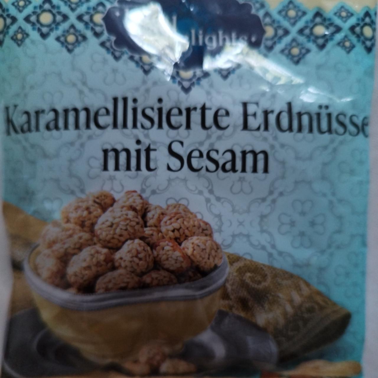 Fotografie - Karamellisierte erdnüsse mit sesam 1001 delights